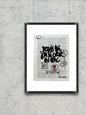 Original poster / Frame "Since you my heart is in disarray"